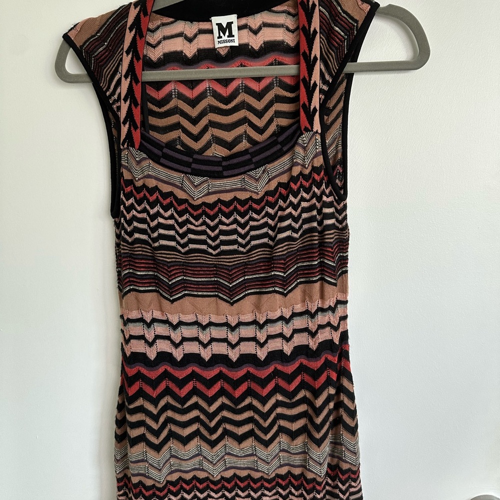 Missoni Multicolor Chevron Knit Dress